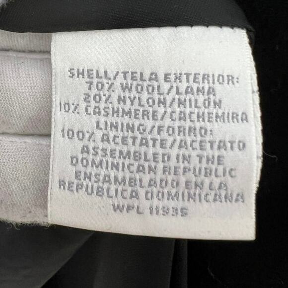 ❌SOLD❌Vintage Y2K Worthington Black Wool/Cashmere Blend Long Coat 22W - Picture 5 of 7